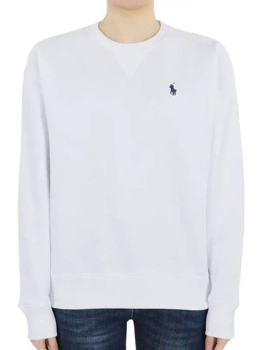 Embroidered Logo Pony Sweatshirt White - POLO RALPH LAUREN - BALAAN 2