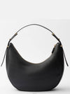 Large Leather Shoulder Bag Black - PRADA - BALAAN 9