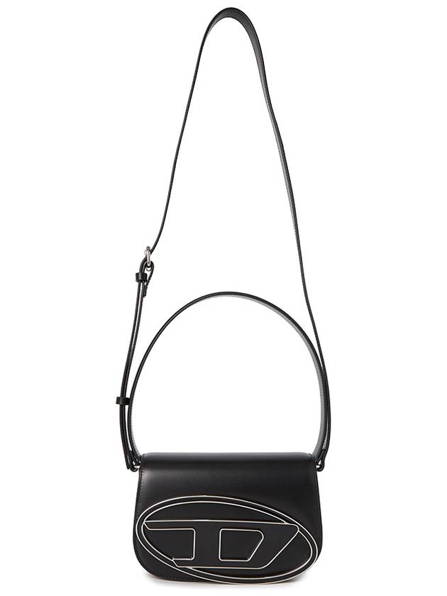 1DR Nappa Leather Shoulder Bag Black - DIESEL - BALAAN 7