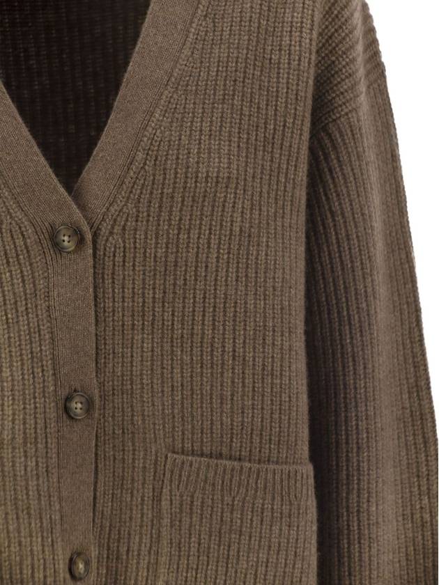 V-neck cashmere blend cardigan - POLO RALPH LAUREN - BALAAN 4