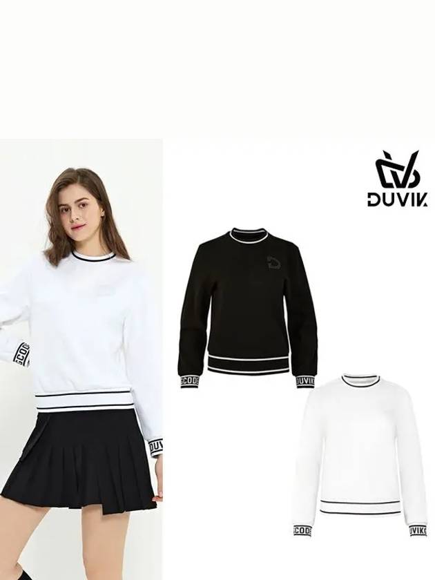 Women s blouson crew neck long sleeve t shirt DD1WTS103WH - DUVIK - BALAAN 2