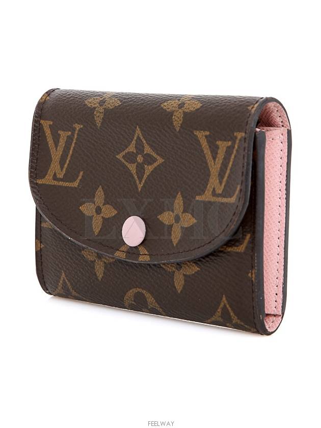 Monogram Rosalie Coin Perth Pink Card Wallet M62361 - LOUIS VUITTON - BALAAN 2