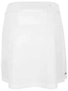 Golfwear Thea Rubber Logo Skirt White - J.LINDEBERG - BALAAN 3