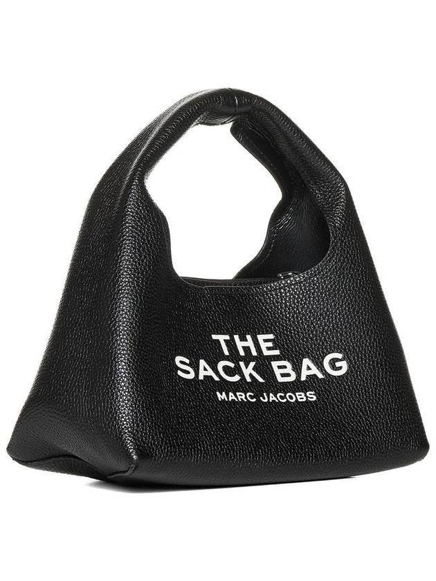 'The Mini Sack' Black Handbag With Logo In Leather Woman - MARC JACOBS - BALAAN 3