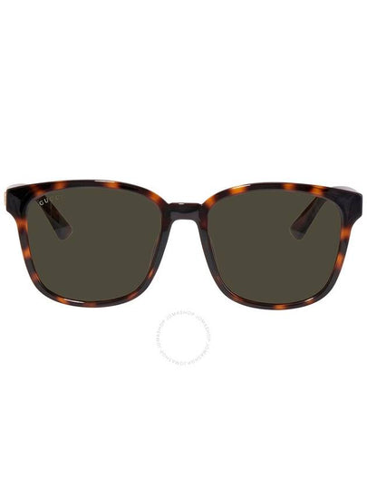 Eyewear Asian Fit Square Sunglasses Havana - GUCCI - BALAAN 2