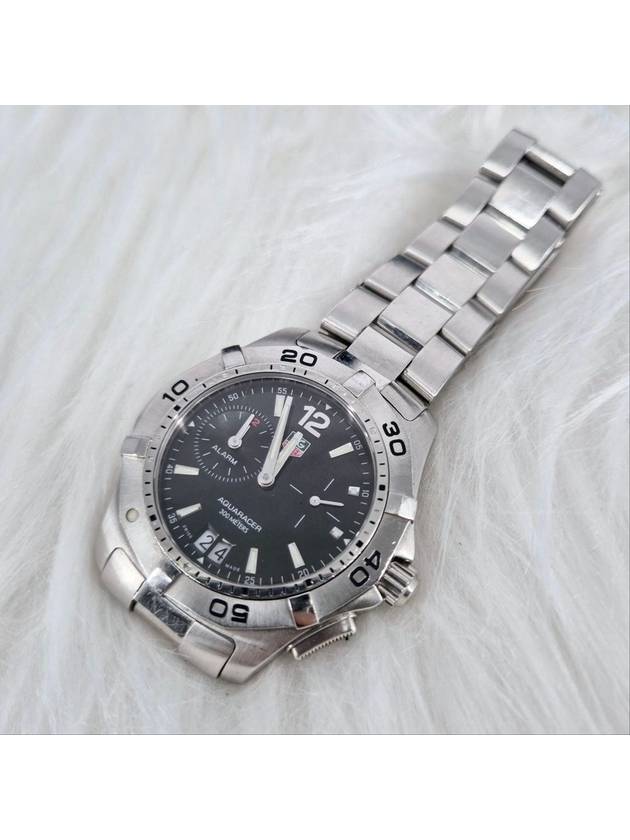 Aquaracer Steel Black Quartz 39 WAF111Z - TAG HEUER - BALAAN 4