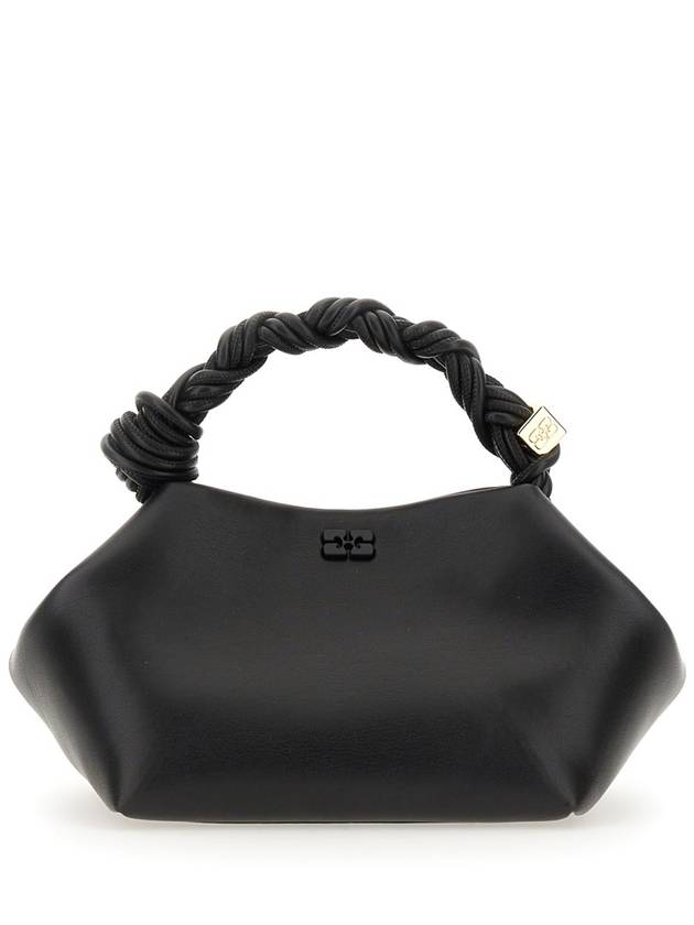 Logo Small Bou Tote Bag Black - GANNI - BALAAN 3