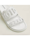 Extra Leather Sandals Blanc - HERMES - BALAAN 5