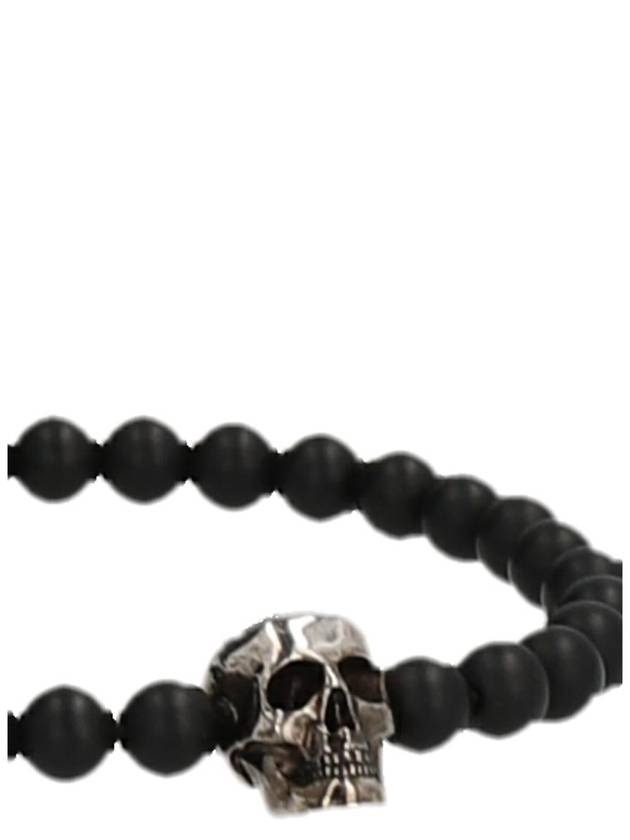 Skull Bracelet Black - ALEXANDER MCQUEEN - BALAAN 4