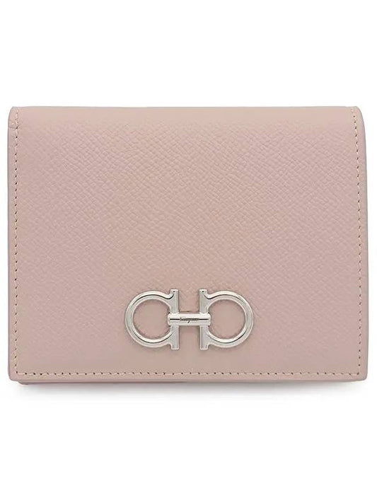 Ferragamo Gancini Compact Wallet 22 D780 BLUSH PINK 0774984 - SALVATORE FERRAGAMO - BALAAN 2