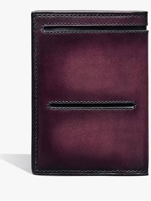 Jagua Leather Card Wallet Grape - BERLUTI - BALAAN 3