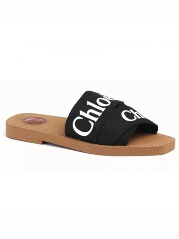 Woody Logo Flat Sandals C22U188Z3 001 1018304 - CHLOE - BALAAN 1