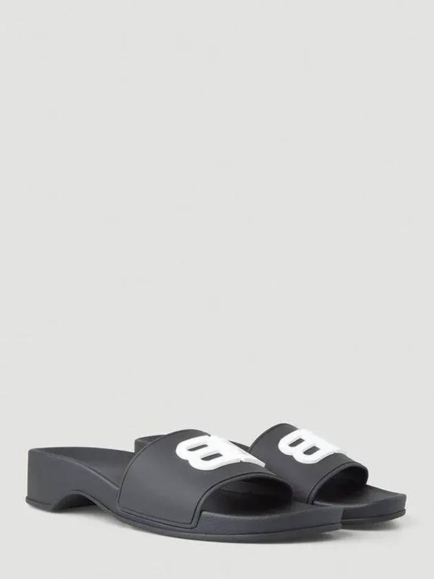 Rubber Slippers Black - BALENCIAGA - BALAAN 3