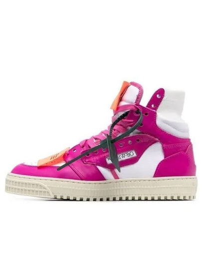 Off-Court 3.0 High Top Sneakers White Fuchsia - OFF WHITE - BALAAN 2