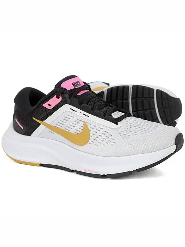 Air Zoom Structure 24 Low Top Sneakers White Black - NIKE - BALAAN 3