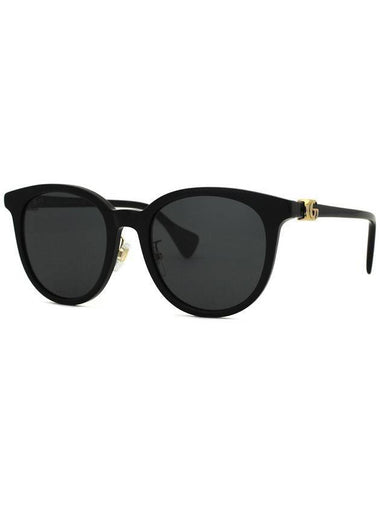 Eyewear Side GG Logo Round Sunglasses Black - GUCCI - BALAAN 1