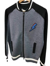 Logo Back Point Knit Bomber Jacket Black Grey - GIVENCHY - BALAAN 3