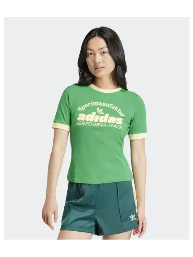 adidas graphic tee green IR6084 - ADIDAS - BALAAN 2