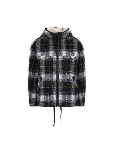 Jacket Check Blanket Charcoal - ISABEL MARANT - BALAAN 1