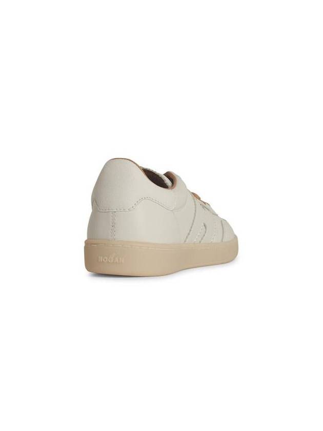 'Hogan Cool' White Leather Sneakers - HOGAN - BALAAN 3