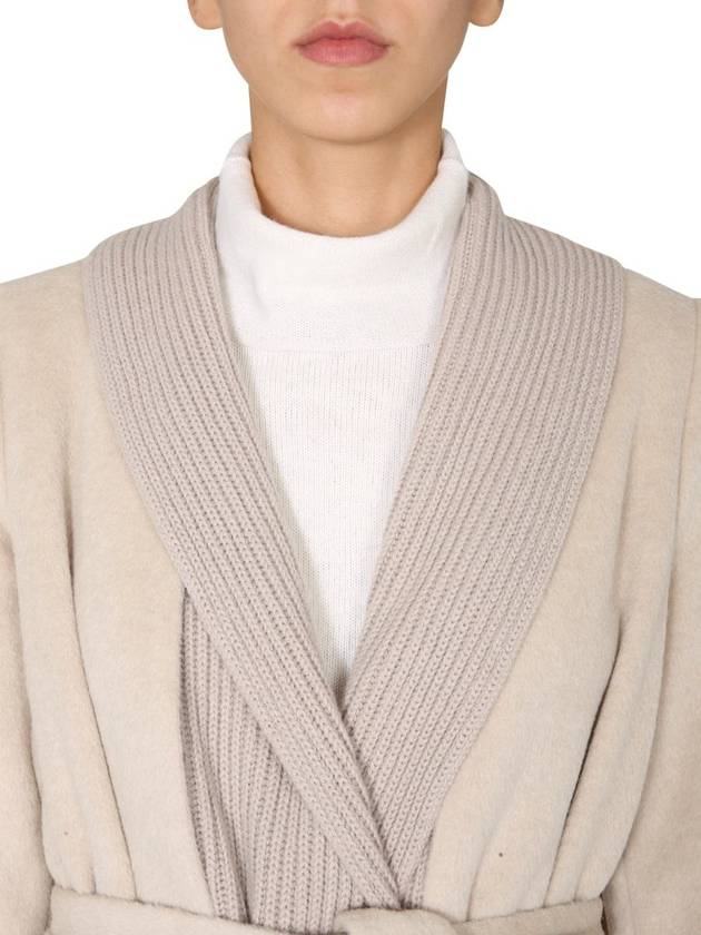 Knit Shawl Collar Coat CTD220W235C5080114 B0040168383 - FABIANA FILIPPI - BALAAN 5