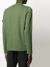 Men's Wappen Patch Round Neck Knit Top Green - STONE ISLAND - BALAAN 5