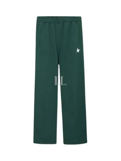 Star Logo Track Pants Green - GOLDEN GOOSE - BALAAN 2