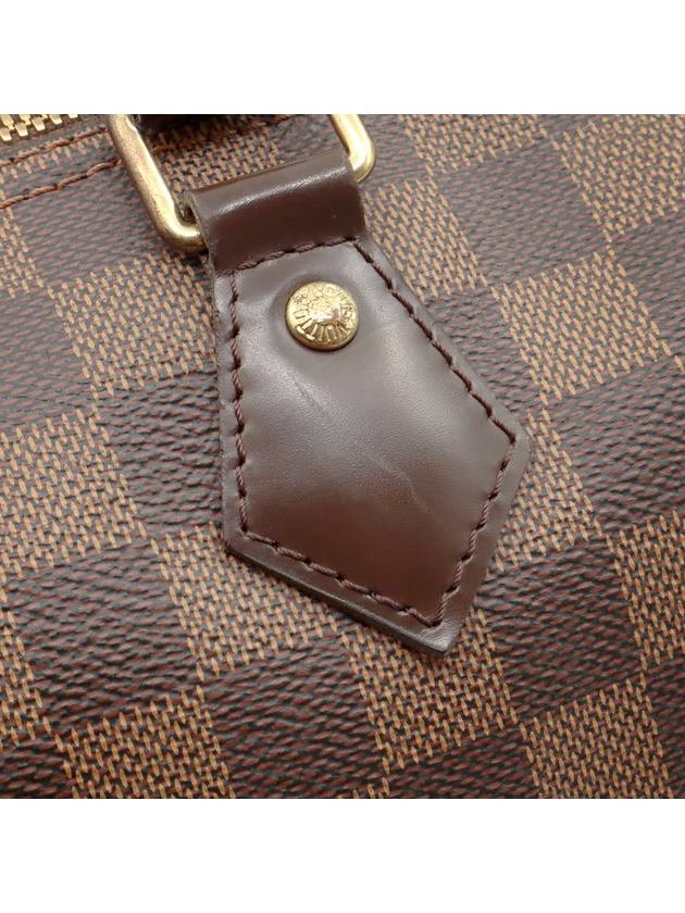 Damier Eben Canvas Speedy Bandouli re 25 2WAY - LOUIS VUITTON - BALAAN 6