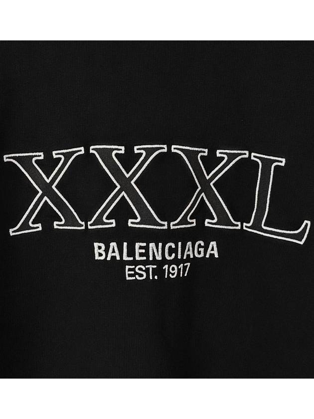 1 BB Men s xxxl 3xl Overfit Hooded Sweatshirt Black - BALENCIAGA - BALAAN 4