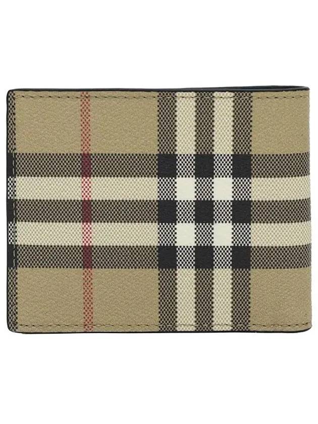 Vintage Check Slim Half Wallet Beige - BURBERRY - BALAAN 8