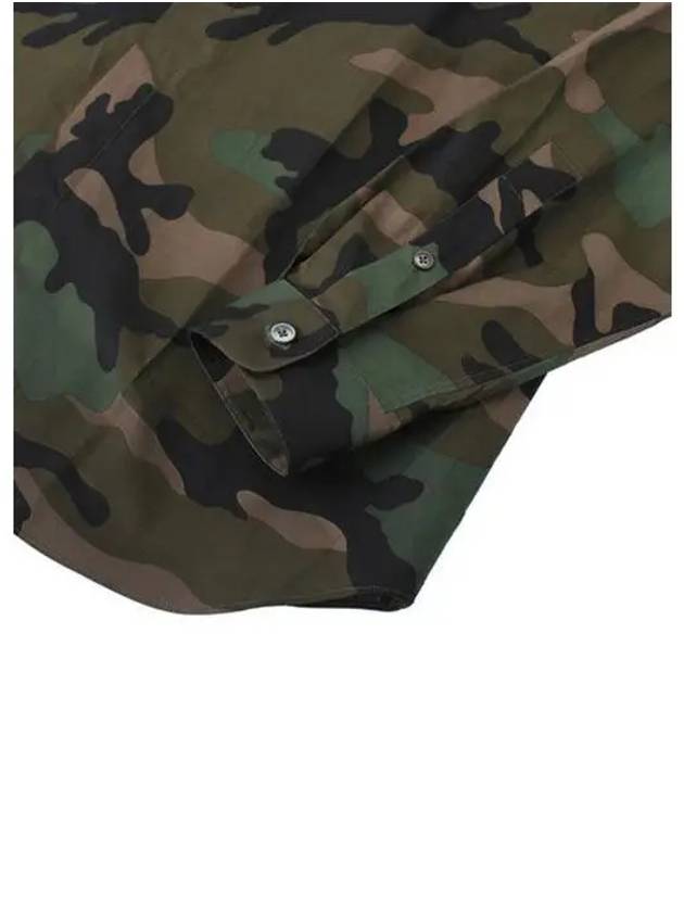 Men's Camouflage Shirt KV0AB710 2L7 F00 - VALENTINO - BALAAN 4