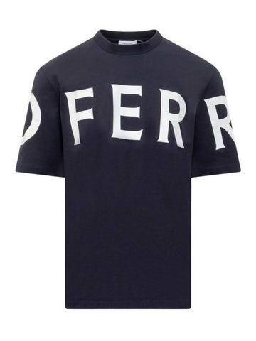 Short Sleeve T Shirt 122303 771855 Navy - SALVATORE FERRAGAMO - BALAAN 1