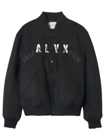 Wool blend bomber jacket black jumper - 1017 ALYX 9SM - BALAAN 1