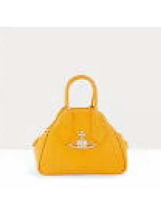 Logo Mini Yasmin Tote Bag Yellow - VIVIENNE WESTWOOD - BALAAN 2