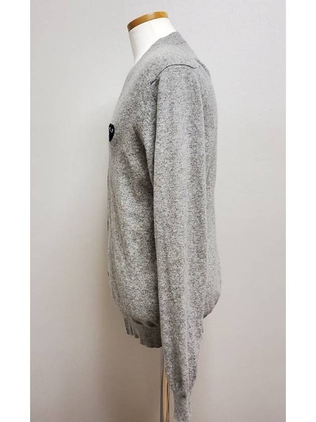 Gray Black Wappen Cardigan M - COMME DES GARCONS - BALAAN 3