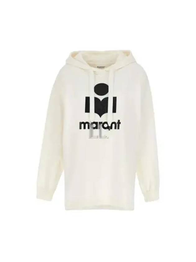 Marly Logo Hoodie White - ISABEL MARANT - BALAAN 2