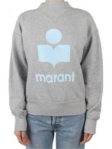 Women s Mobi Sweatshirt Gray Ice Blue SW0003FA A1M07E GYIB 271846 1119269 - ISABEL MARANT - BALAAN 1