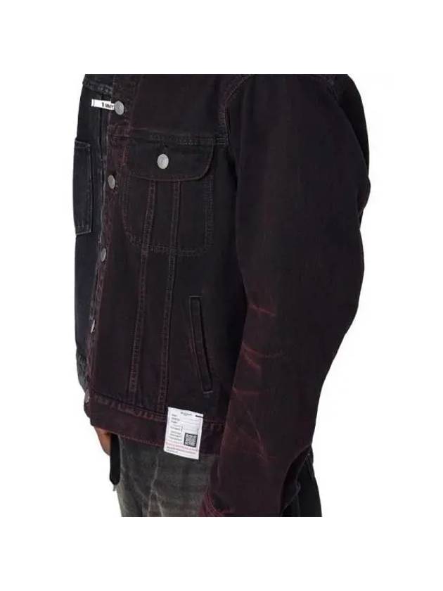 Maison Mix Denim Trucker Jacket J11BL021 BLACK - MIHARA YASUHIRO - BALAAN 5