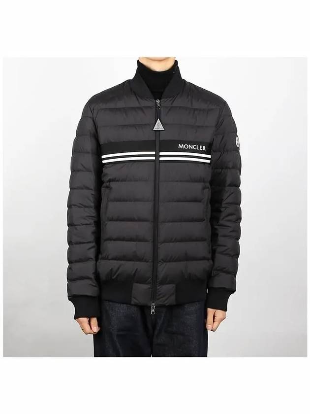 Mounier Bomber Short Padding Black - MONCLER - BALAAN 3