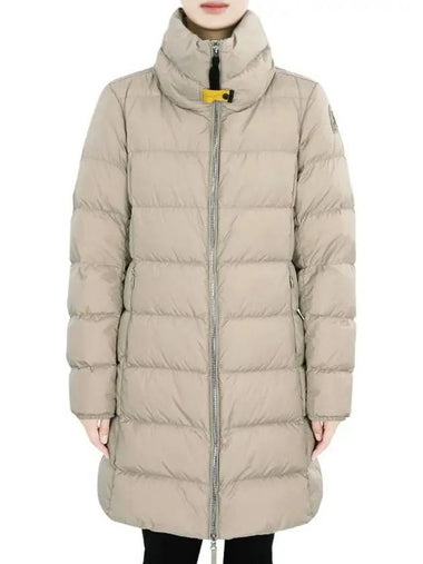 Women s MALANDRA down long padded jacket beige PWPU TT33 253 - PARAJUMPERS - BALAAN 1