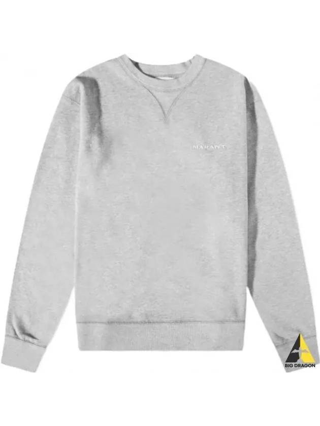 Mikis Embroidery Logo Sweatshirt Grey - ISABEL MARANT - BALAAN 2