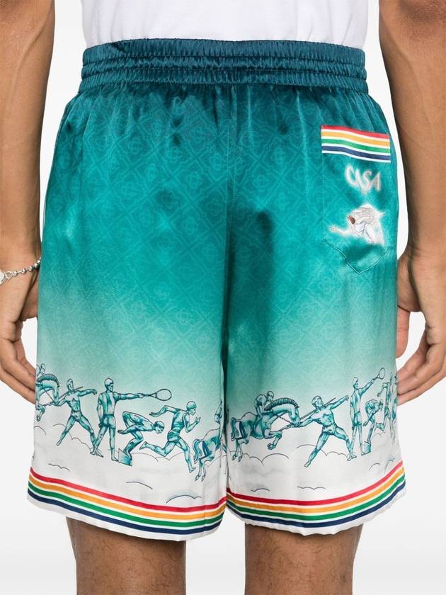 CASABLANCA DRAWSTRING SHORTS - CASABLANCA - BALAAN 5