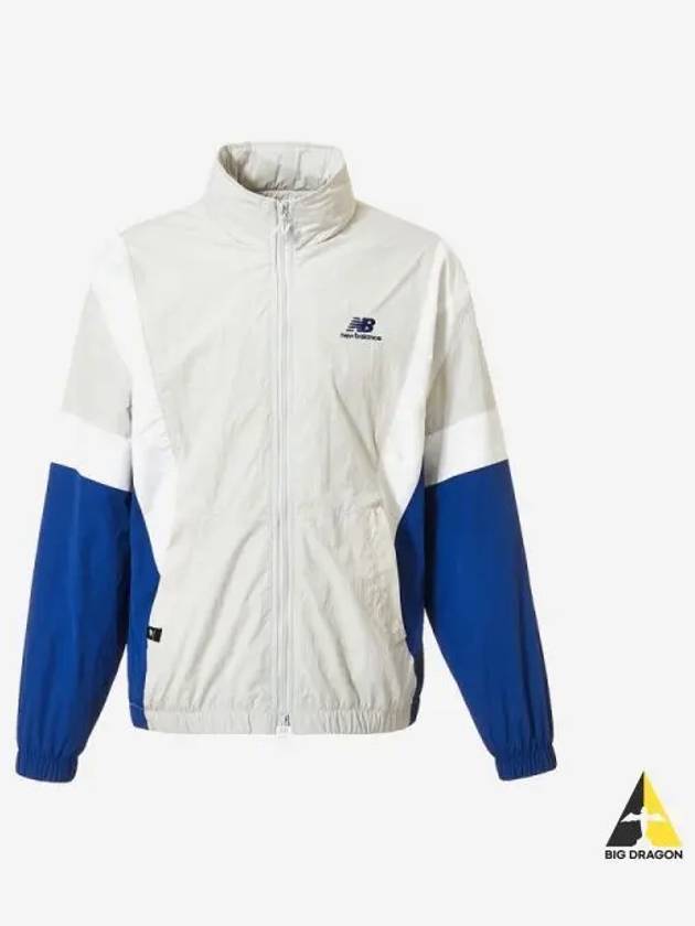 Uni N Flying Warm Up Jacket 50 Blue - NEW BALANCE - BALAAN 1