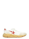 Men's Running Sole Red Star Low Top Sneakers White - GOLDEN GOOSE - BALAAN 2