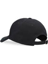 Logo Embroidery Ball Cap Black - FENDI - BALAAN 4