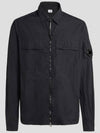 Taylon L Zip-up Long Sleeve Shirt Black - CP COMPANY - BALAAN 2