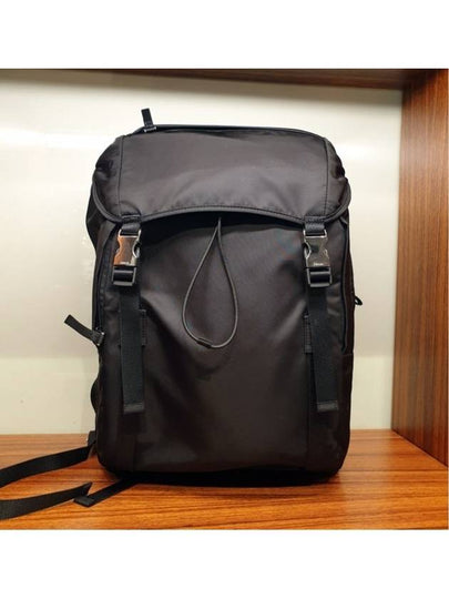 Triangle Logo Tesuto Nylon Backpack Black - PRADA - BALAAN 2