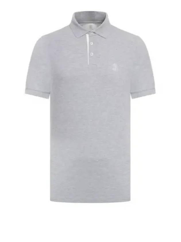 Logo Print Pique Polo Shirt ME8548765COP85 - BRUNELLO CUCINELLI - BALAAN 2