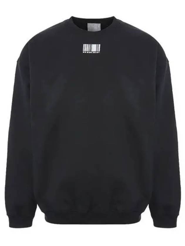 Small barcode black over sweatshirt 270590 - VETEMENTS - BALAAN 1