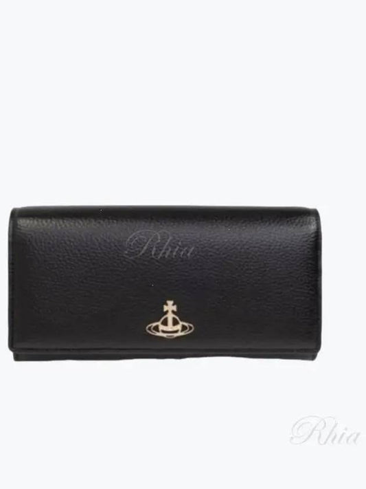 Gold Logo Chain Long Wallet Black - VIVIENNE WESTWOOD - BALAAN 2